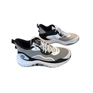 Under Armour Curry 3Z 24 Basketball Shoes Mens 11.5 White/Black Athletic Sneaker